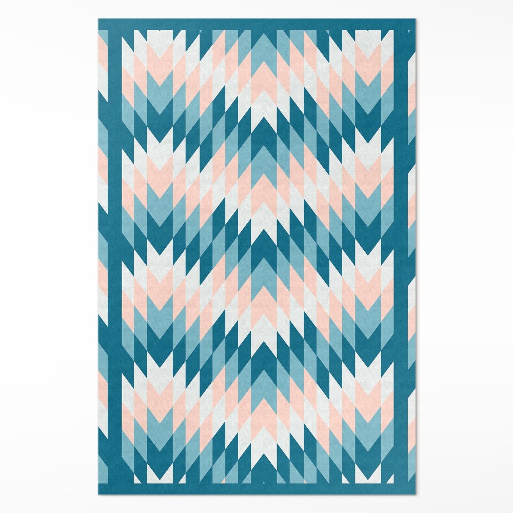 Vinylový koberec Geometrická rybí kost moderní design