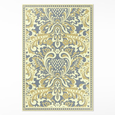 Vinylový koberec Exotické květiny ornament rostlinný motiv