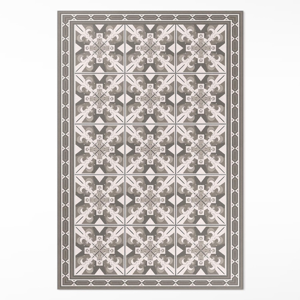 Vinylový koberec Geometrické kosočtverce zdobené dlaždice