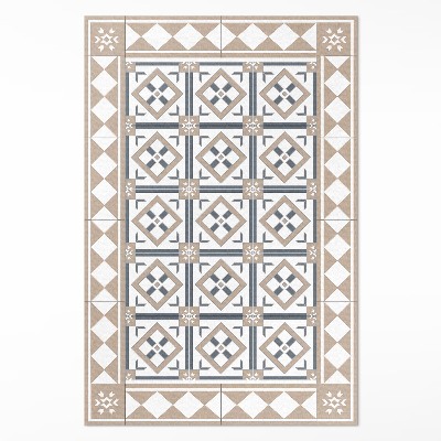 Vinylový koberec Kostka s kosočtverci elegantní dlaždice