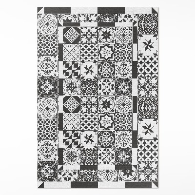 Vinylový koberec Španělské dlaždice vzorovaná mozaika