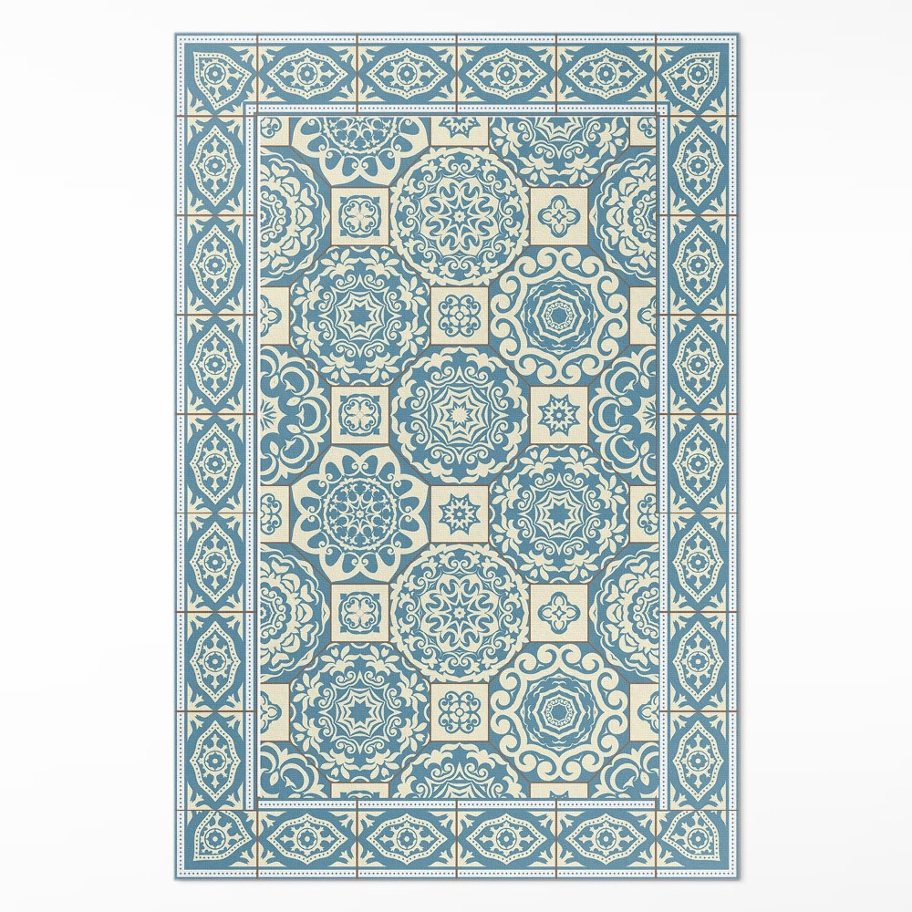 Vinylový koberec Řecká geometrie dekorativní dlaždice