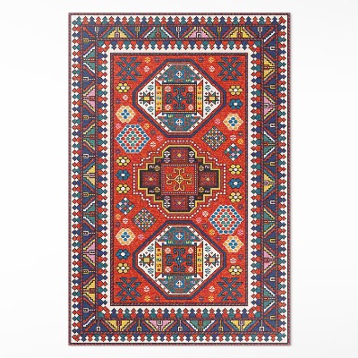 Vinylový koberec Turecký vzor dekorativní imitace tkaniny