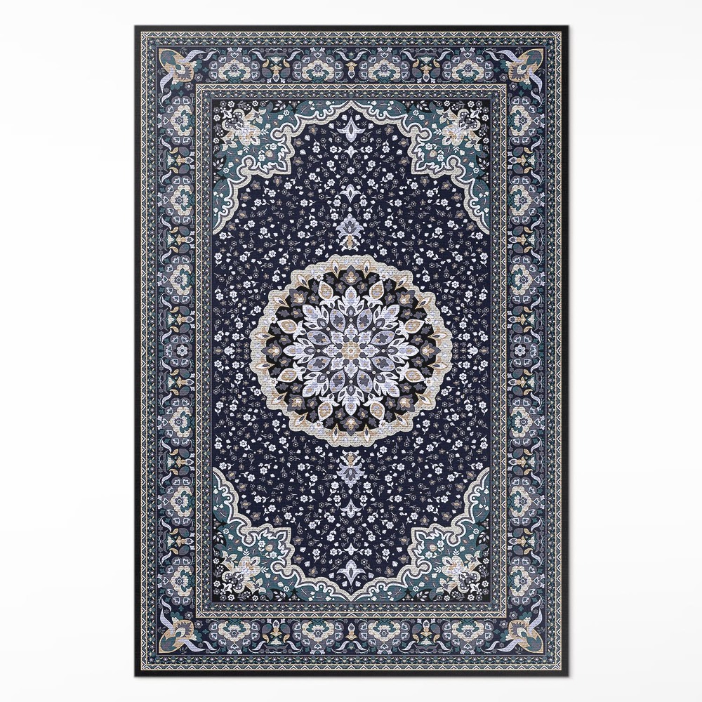 Vinylový koberec Mandala vzorovaný ornament