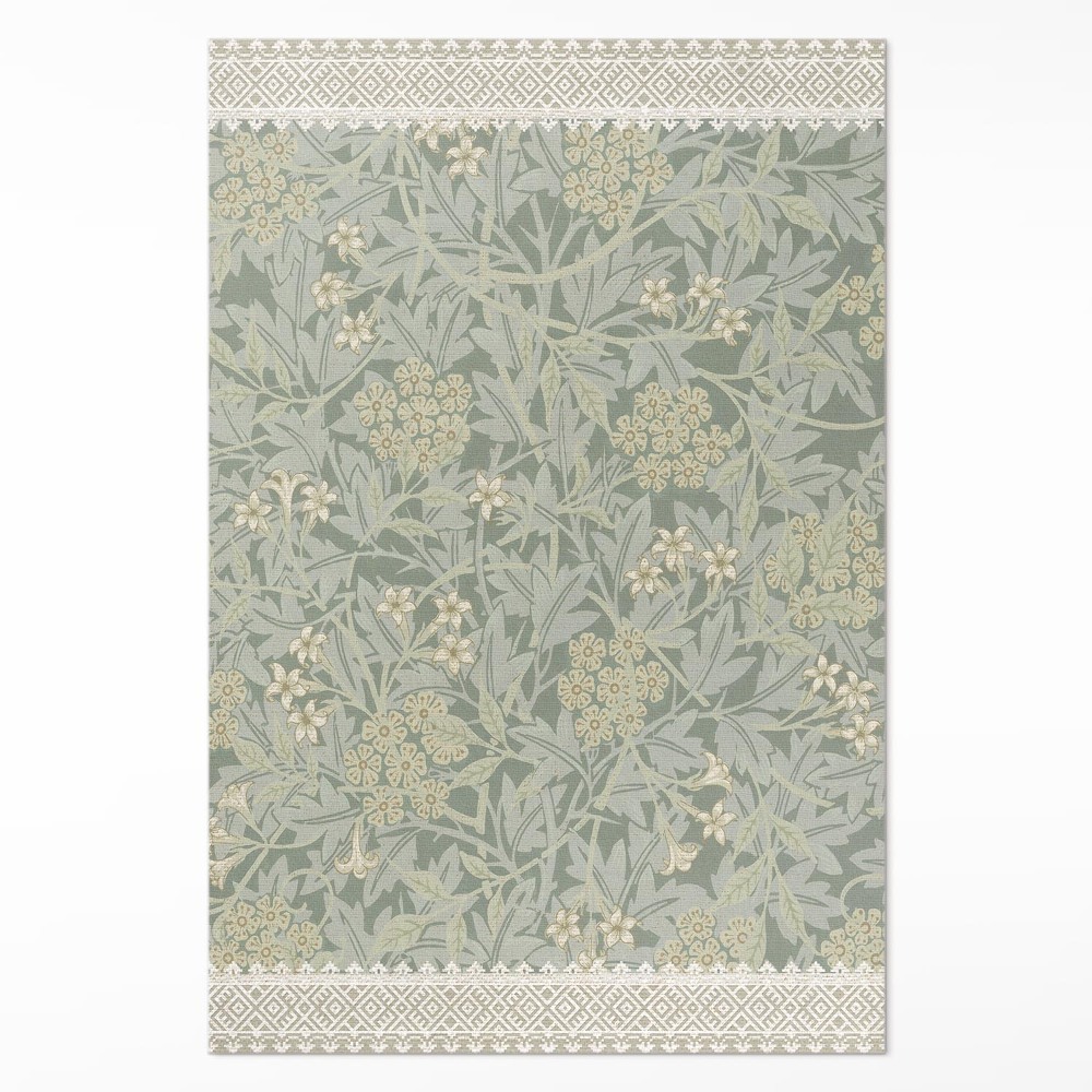 Vinylový koberec Ilustrace jasmínu William Morris