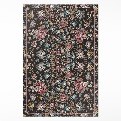 Vinylový koberec Drobné květiny na louce