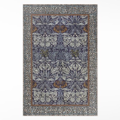 Vinylový koberec Ozdobné rostlinné motivy vzor vintage