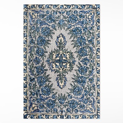 Vinylový koberec Nepál rostlinná dekorace