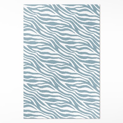 Vinylový koberec Vlny v pastelové modré