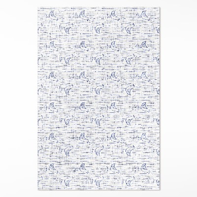 Vinylový koberec Ptáci jemný vzor pravidelný boho