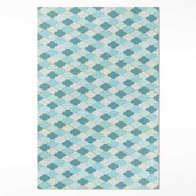 Vinylový koberec Modrá mozaika ozdobné dlaždice