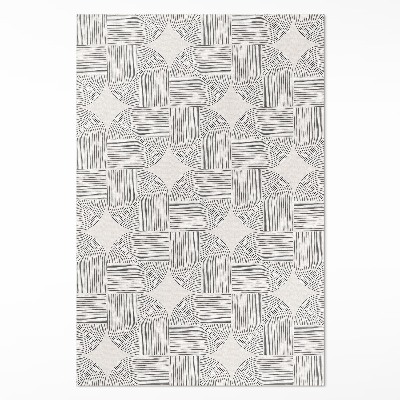 Vinylový koberec Lineární cop ozdobný vintage vzor