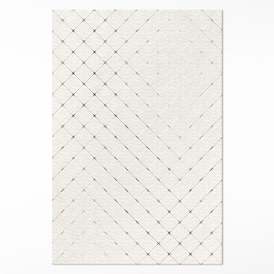 Vinylový koberec Jemné čtverce světlé dlaždice