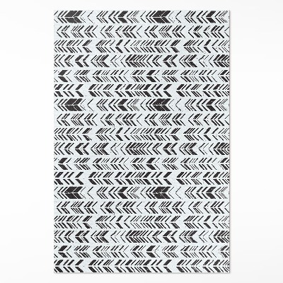 Vinylový koberec Indiánské vzornictví peří a šípy boho