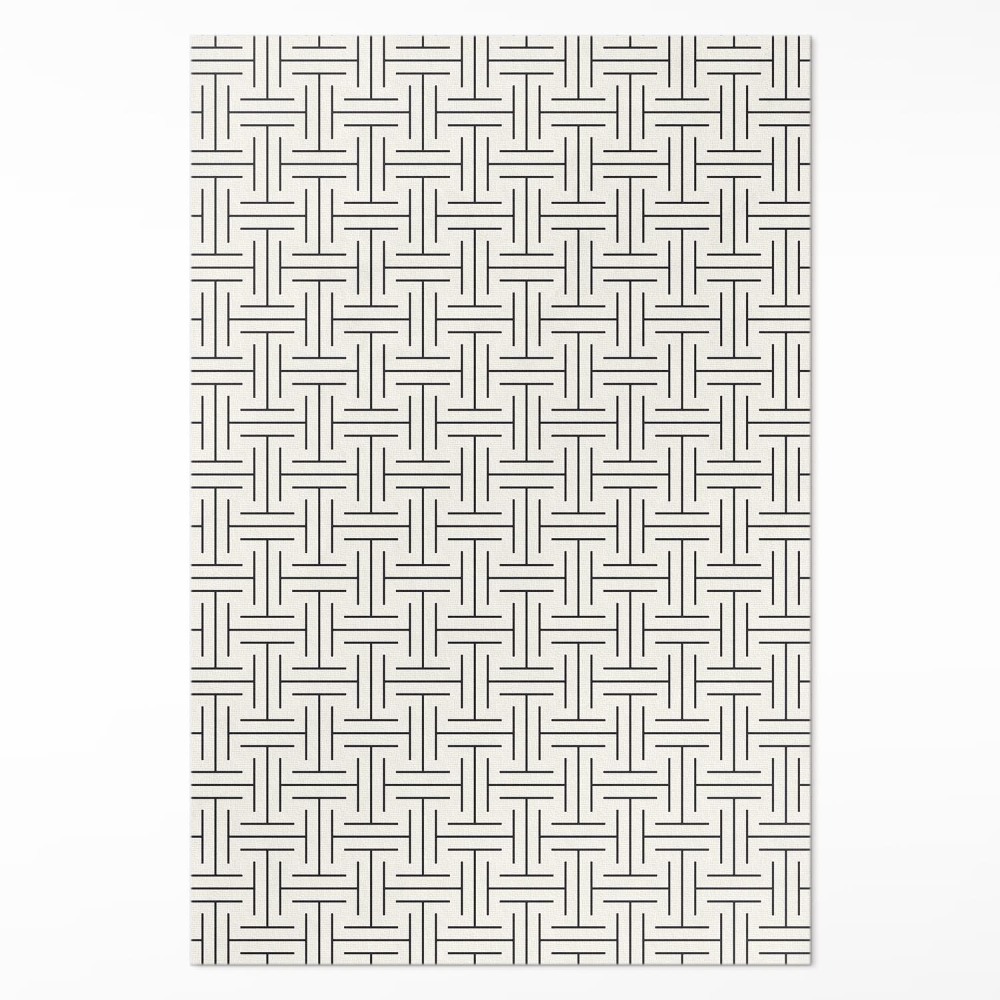 Vinylový koberec Pravidelné linie minimalistické bludiště