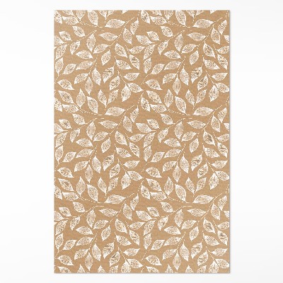 Vinylový koberec Boho lineární větvičky s listy