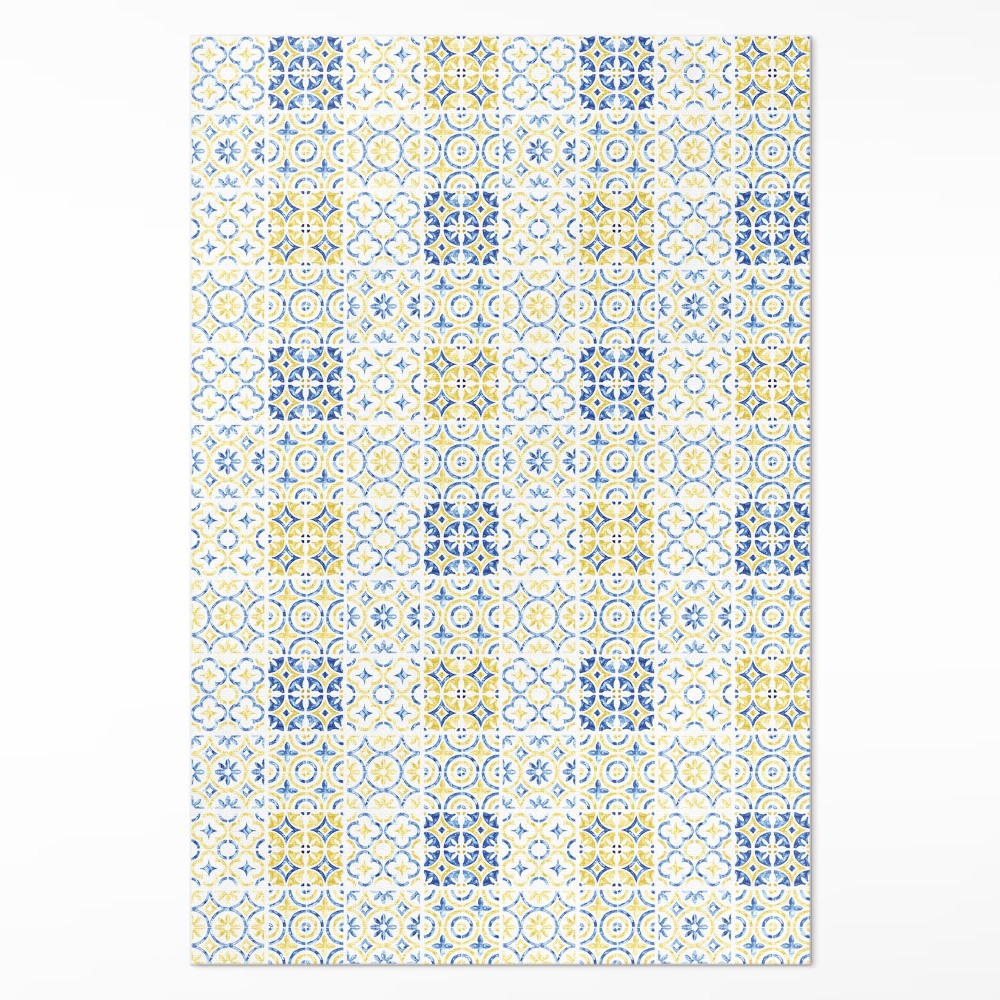 Vinylový koberec Španělská mozaika vzorované dlaždice