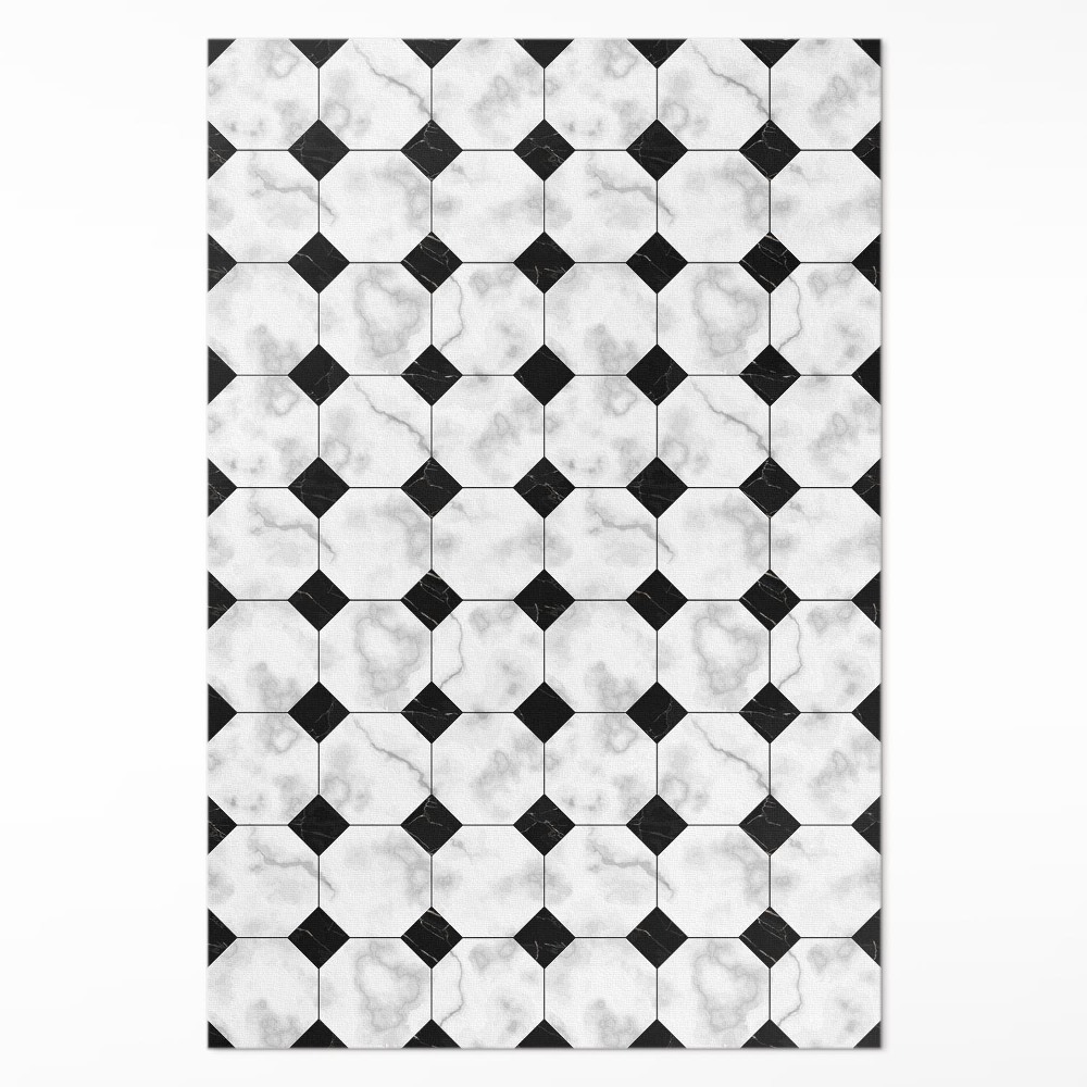 Vinylový koberec Módní mramorové vzornictví dlaždice