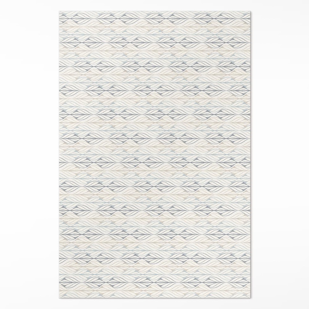 Vinylový koberec Pravidelné listy orientální boho vzor