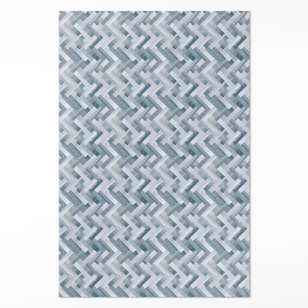 Vinylový koberec Malované parkety vzor rybí kost