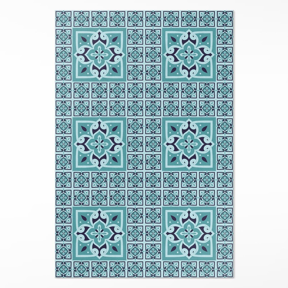 Vinylový koberec Ozdobné dlaždice ve španělském stylu