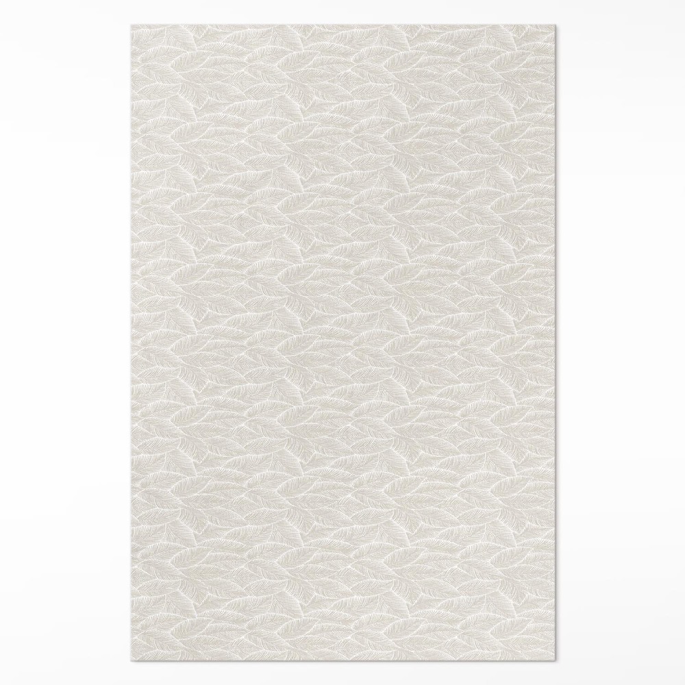 Vinylový koberec Drobné lístky styl boho jemný