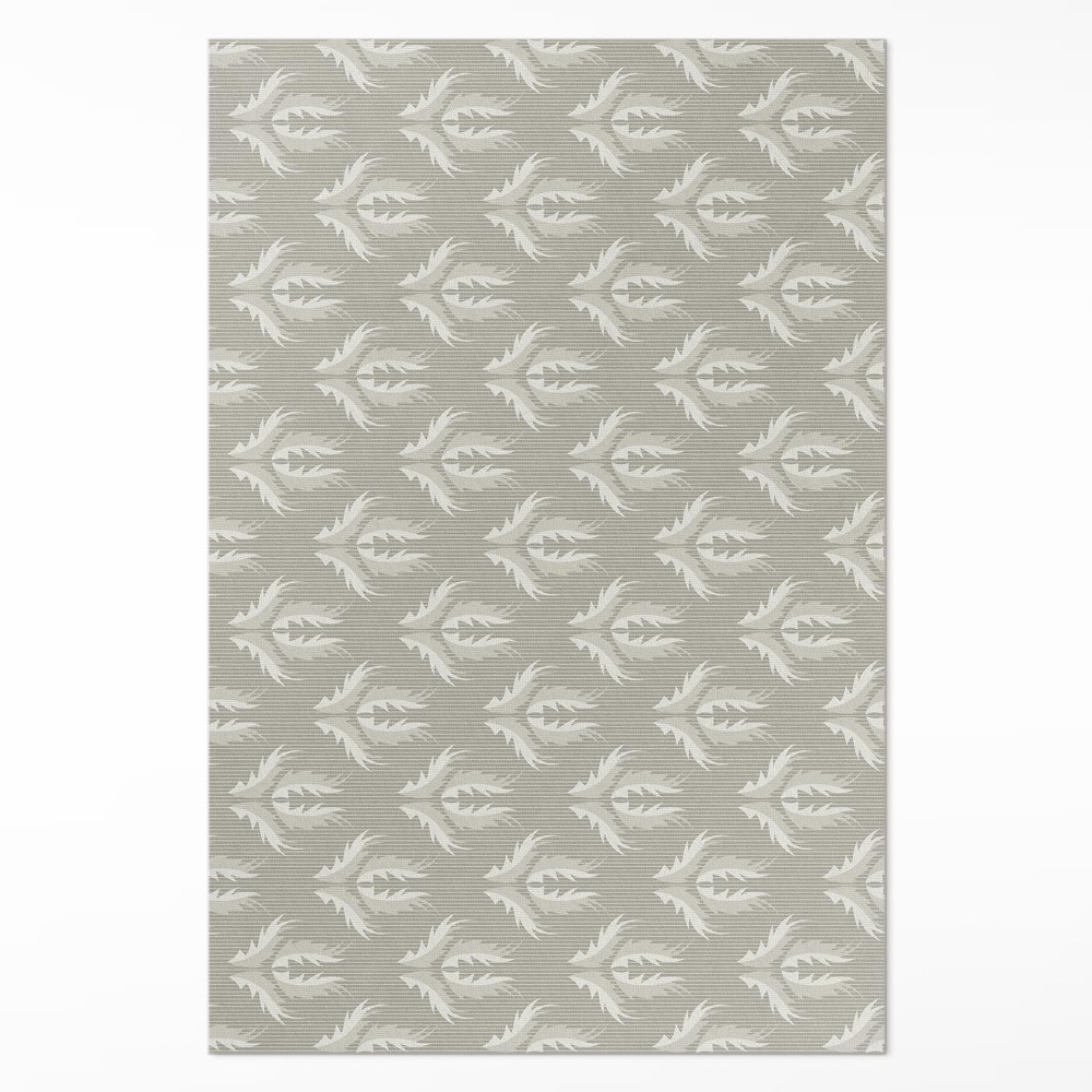 Vinylový koberec Ornament rostlinný pravidelný vzor