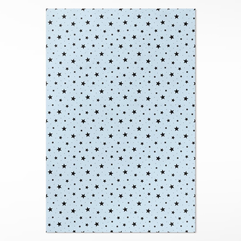 Vinylový koberec Černé drobné hvězdy vesmír