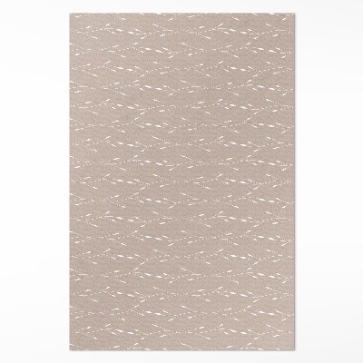 Vinylový koberec Jemné drobné lístky a větvičky boho