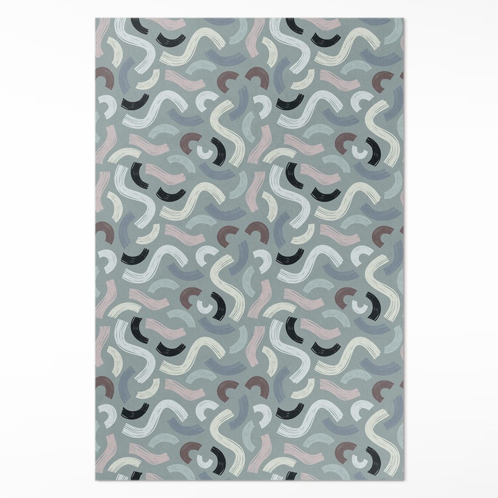 Vinylový koberec Abstraktní retro linie