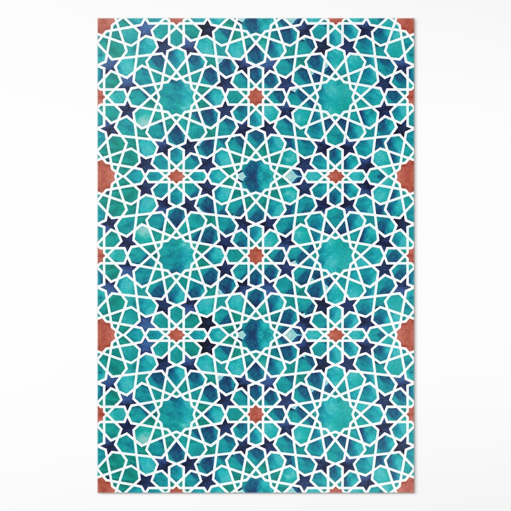 Vinylový koberec Krásná mozaika s hvězdičkami