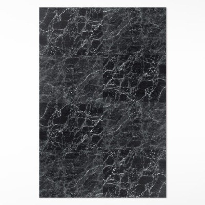 Vinylový koberec Tmavý mramor kamenné kachličky