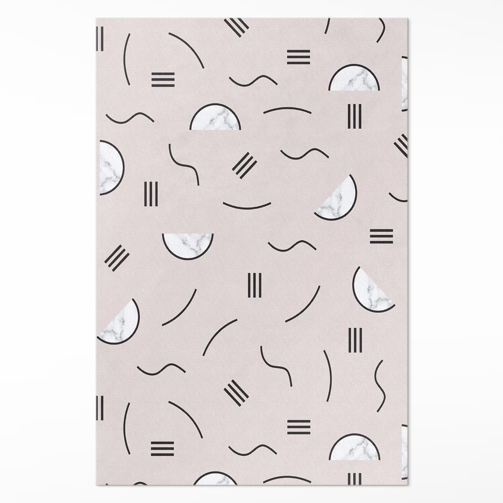 Vinylový koberec Abstraktní tvary styl boho