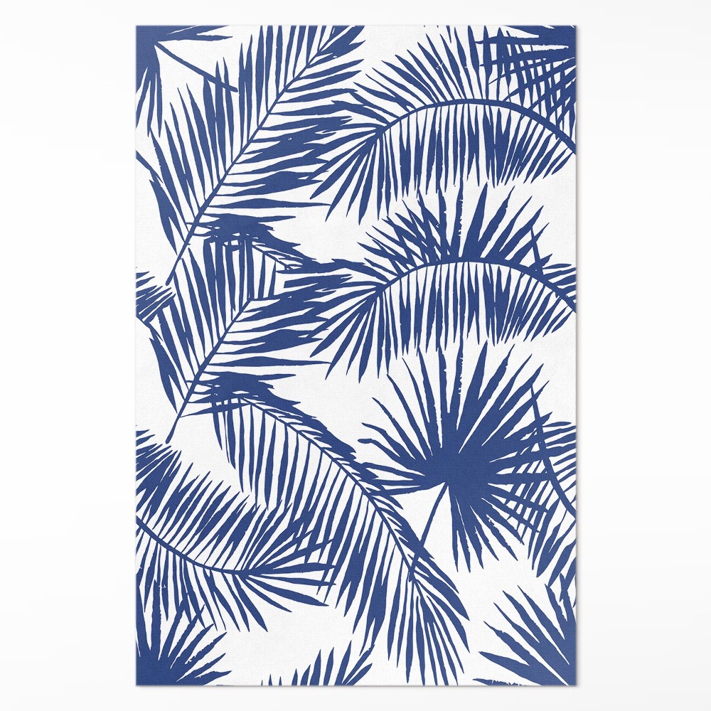 Vinylový koberec Tropické listy ilustrace