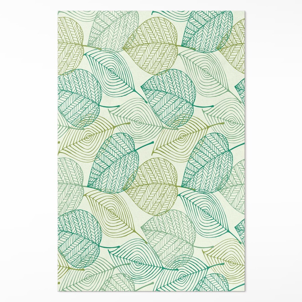 Vinylový koberec Kompozice lineárních listů příroda