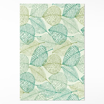 Vinylový koberec Kompozice lineárních listů příroda