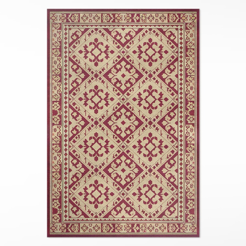 Vinylový koberec Pravidelný vzor ve starém vintage stylu