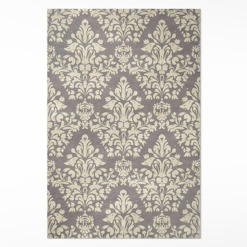 Vinylový koberec Husté rostlinné motivy ornament vintage