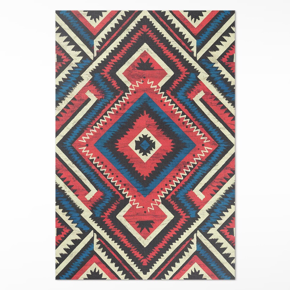 Vinylový koberec Ozdobný vzor v indiánském vintage stylu