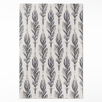 Vinylový koberec Indiánská pírka v boho stylu