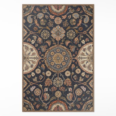 Vinylový koberec Rostlinný ornament dekorativní vzor vintage