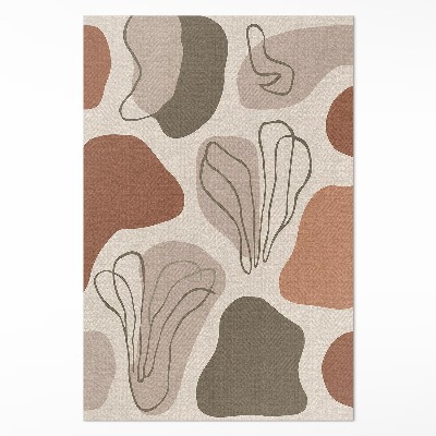 Vinylový koberec Nepravidelné abstraktní skvrny boho