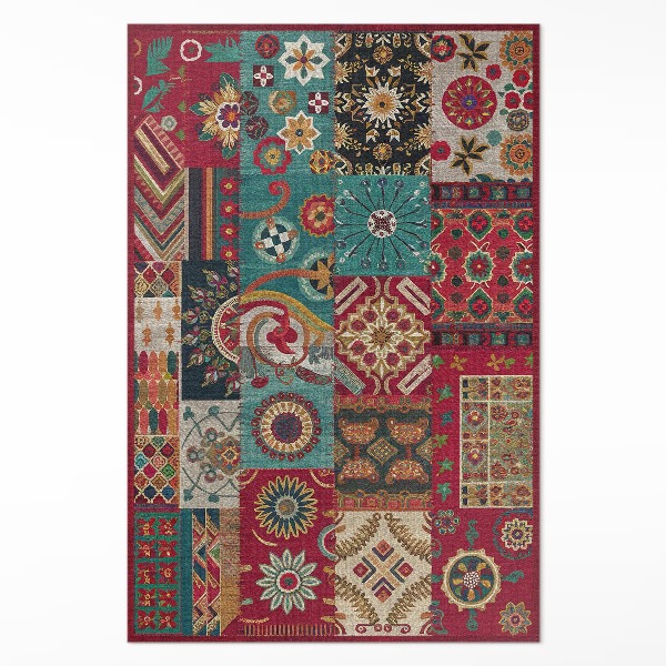 Vinylový koberec Barevný patchwork vzor v perském stylu