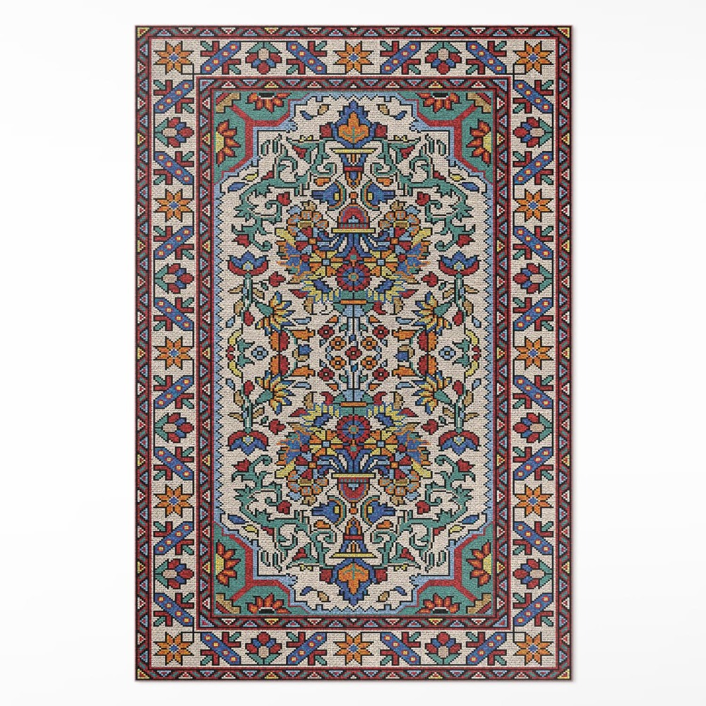 Vinylový koberec Bohatý vzor v tureckém stylu