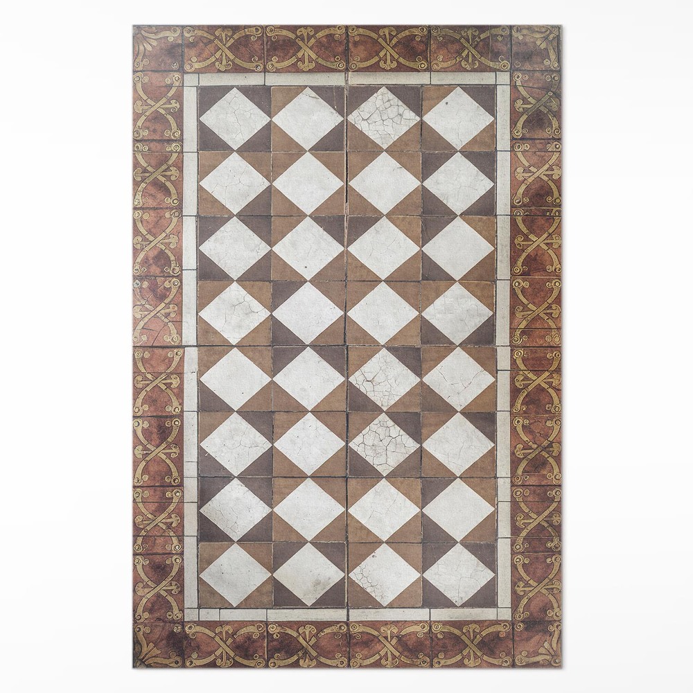 Vinylový koberec Dlaždice ve stylu Art Deco