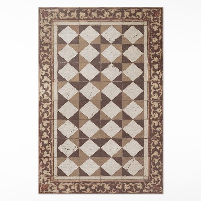 Vinylový koberec Elegantní vzory ve starém stylu