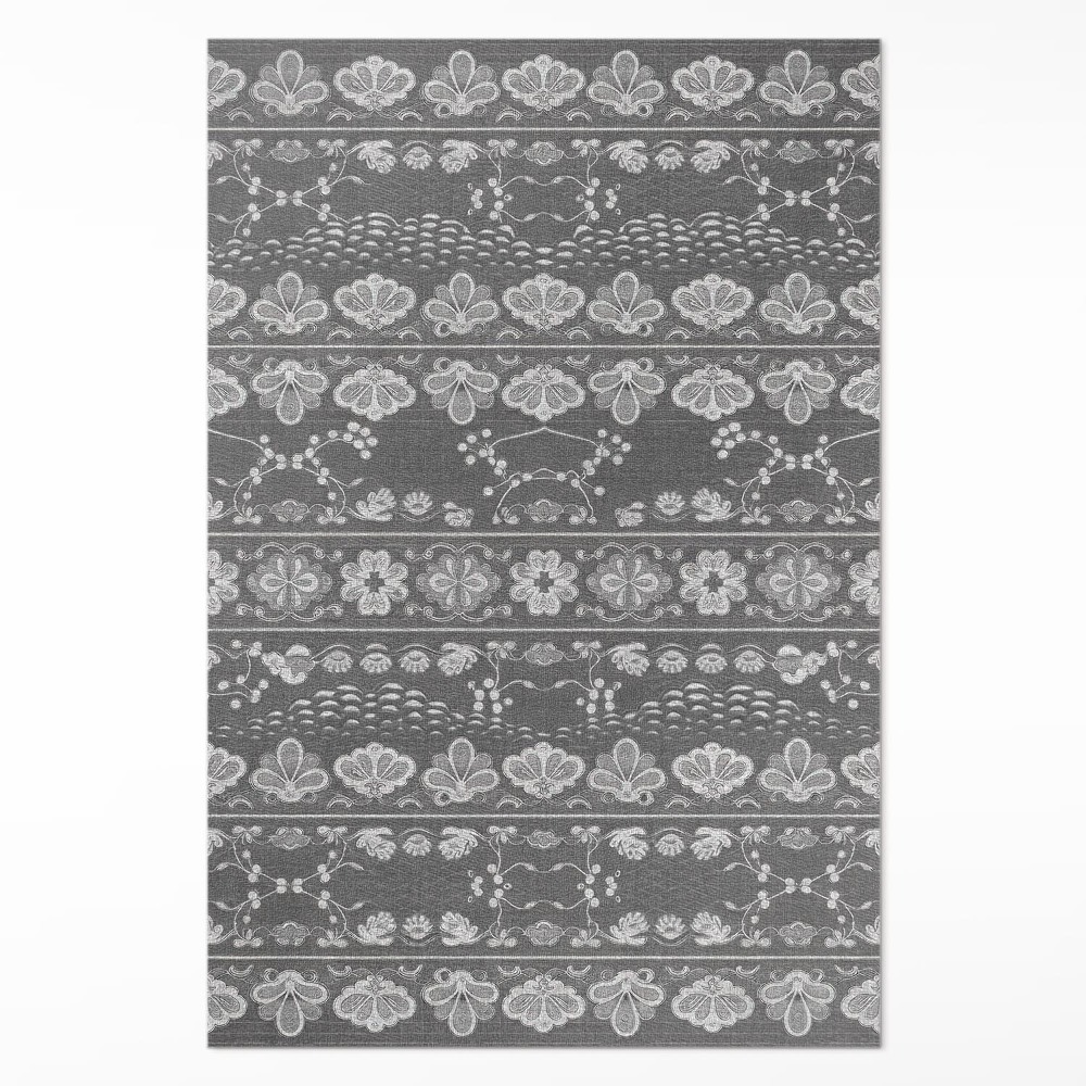 Vinylový koberec Scény zahrady v květinových vzorech