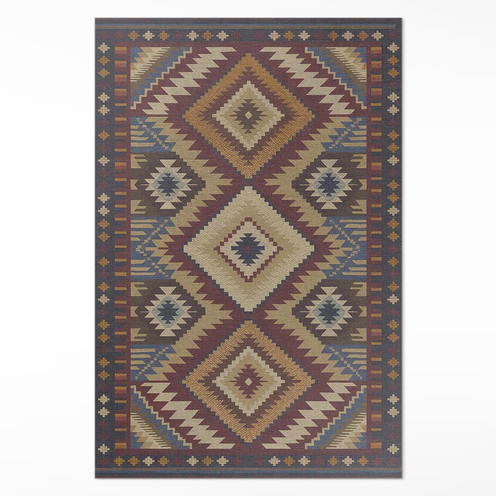 Vinylový koberec Antické aztécké vzory plné symetrie