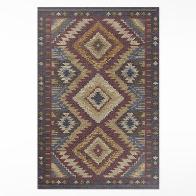 Vinylový koberec Antické aztécké vzory plné symetrie