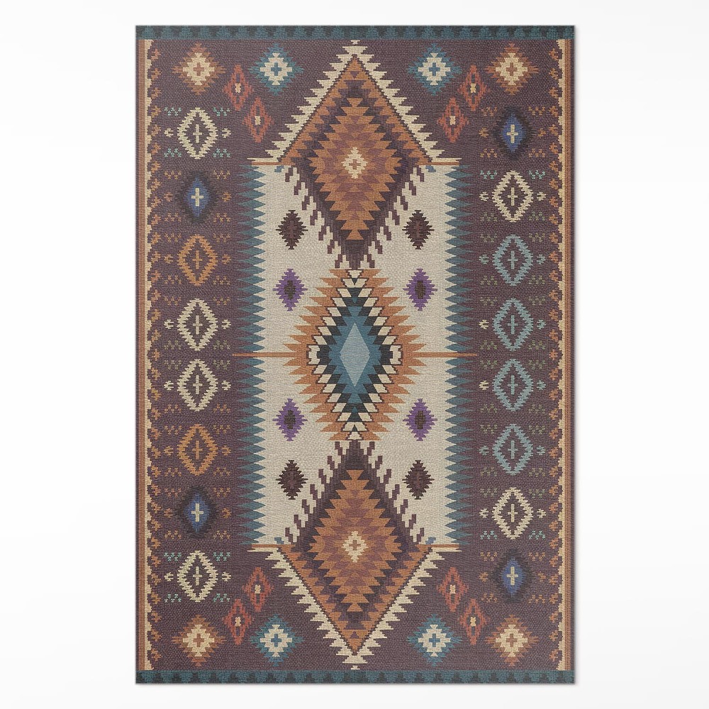 Vinylový koberec Symetrická uspořádání v aztéckém stylu